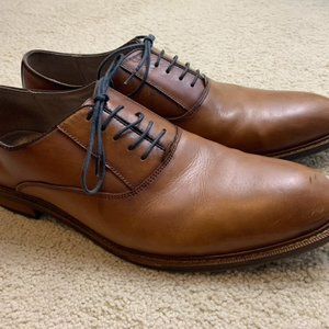 Brown Leather Oxfords 11.5
